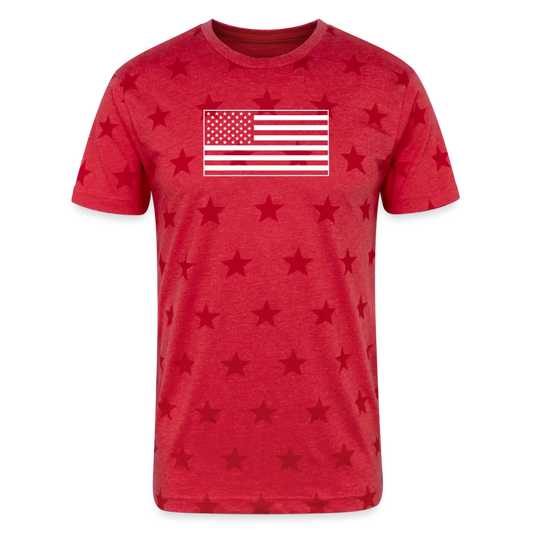 Freedom Star Flag Tee - Unisex sizing - red star