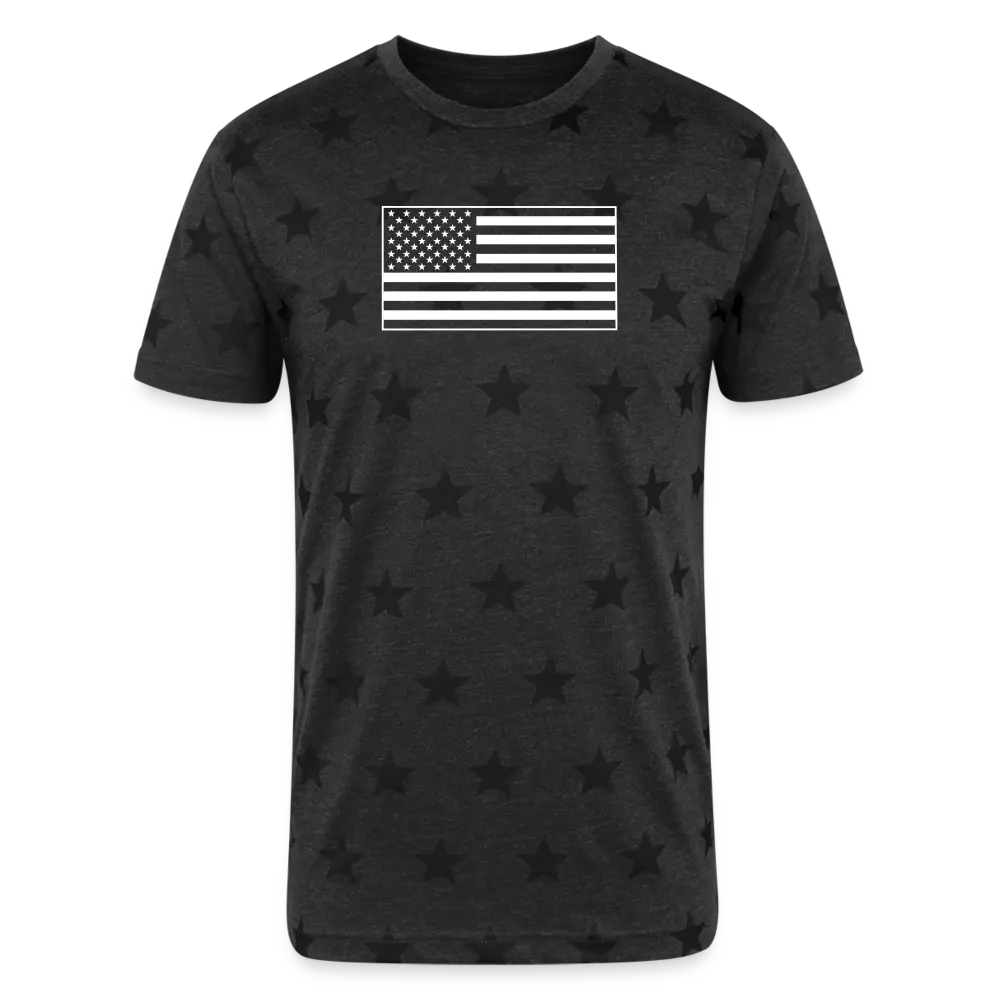 Freedom Star Flag Tee - Unisex sizing - charcoal star