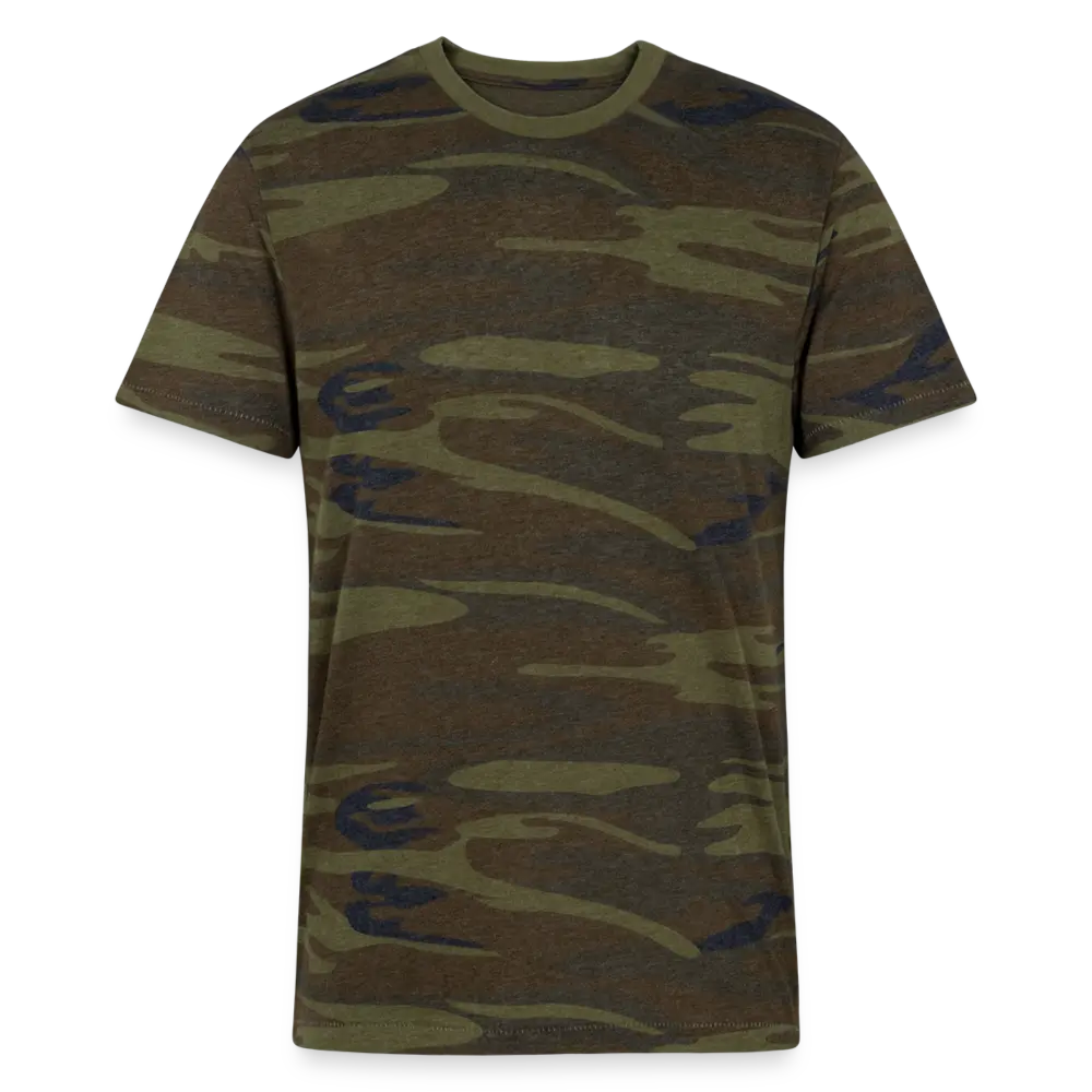 Tactical Patriot Tee | Camo Unisex Crewneck - green camo