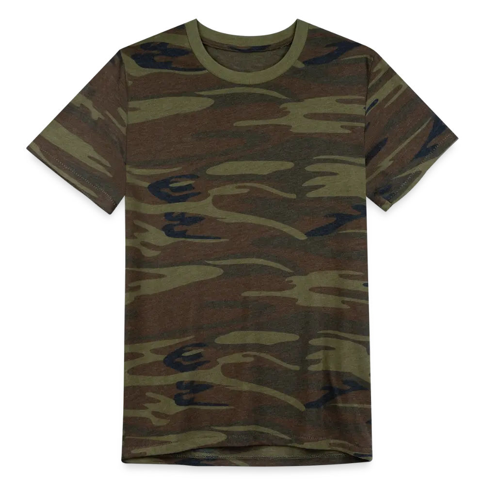 Tactical Patriot Tee | Camo Unisex Crewneck - green camo