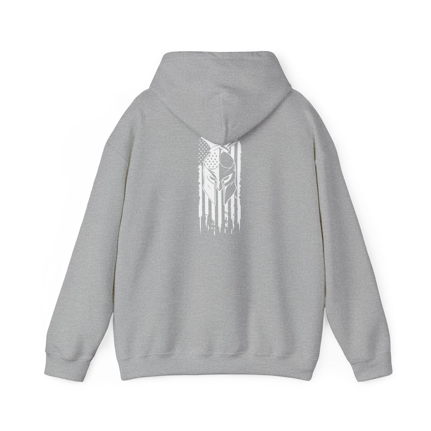 Tactical Hoodie - American Flag with American Spartan on the back