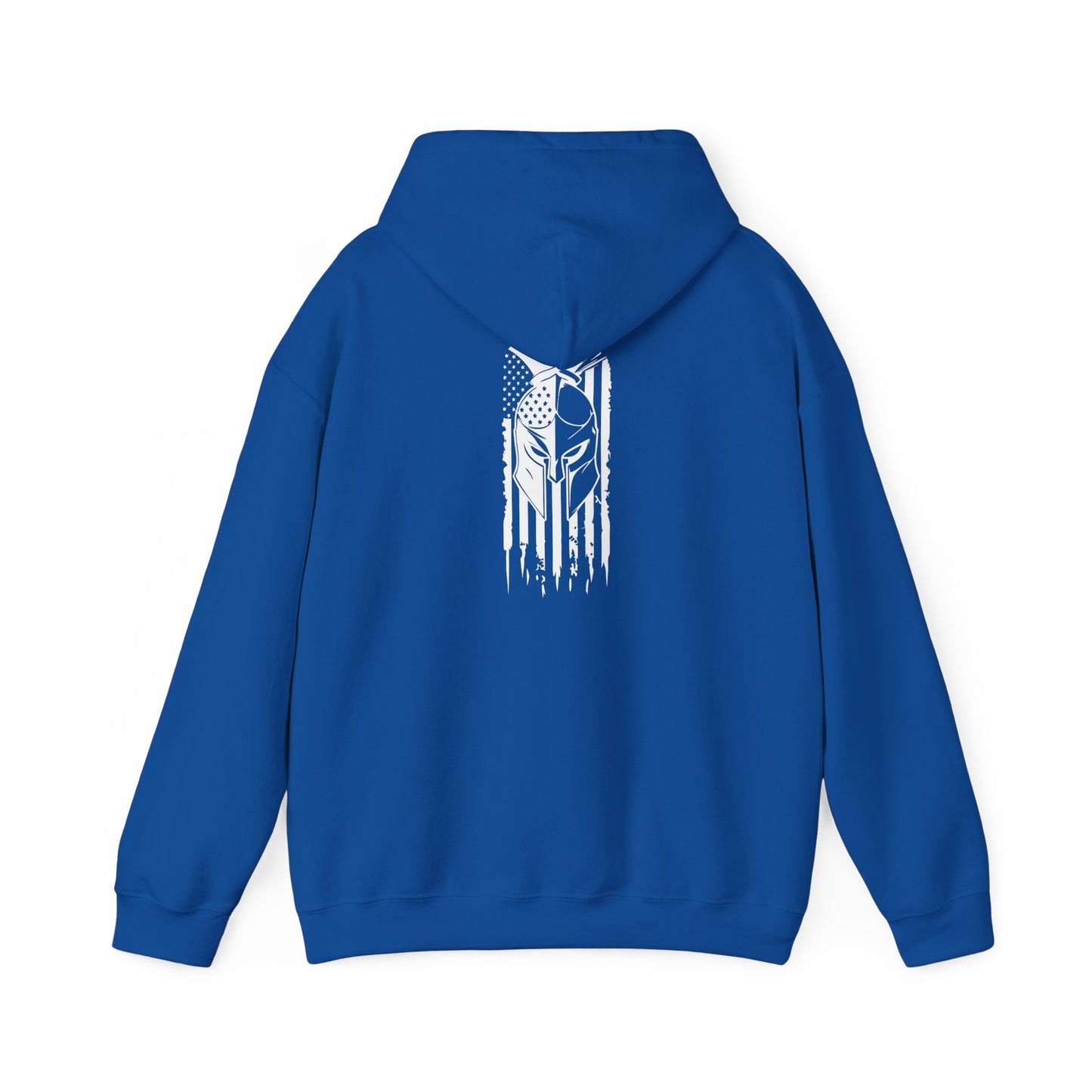 Tactical Hoodie - American Flag with American Spartan on the back