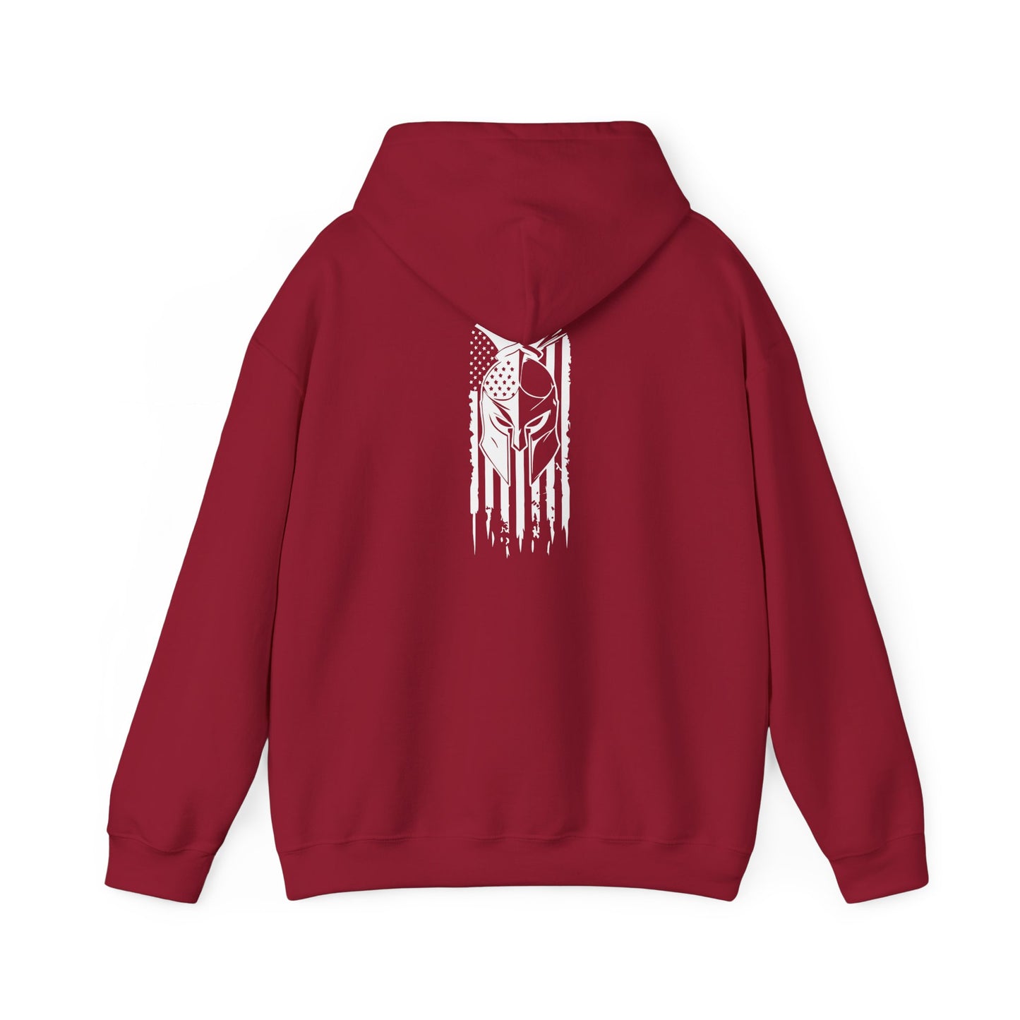 Tactical Hoodie - American Flag with American Spartan on the back