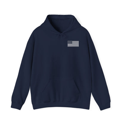 Tactical Hoodie - American Flag with American Spartan on the back