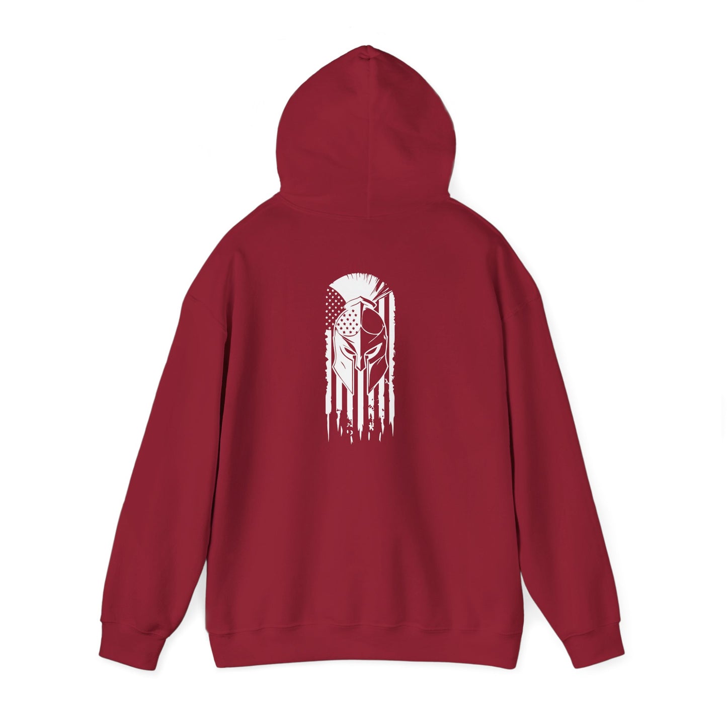 Tactical Hoodie - American Flag with American Spartan on the back