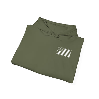 Tactical Hoodie - American Flag with American Spartan on the back