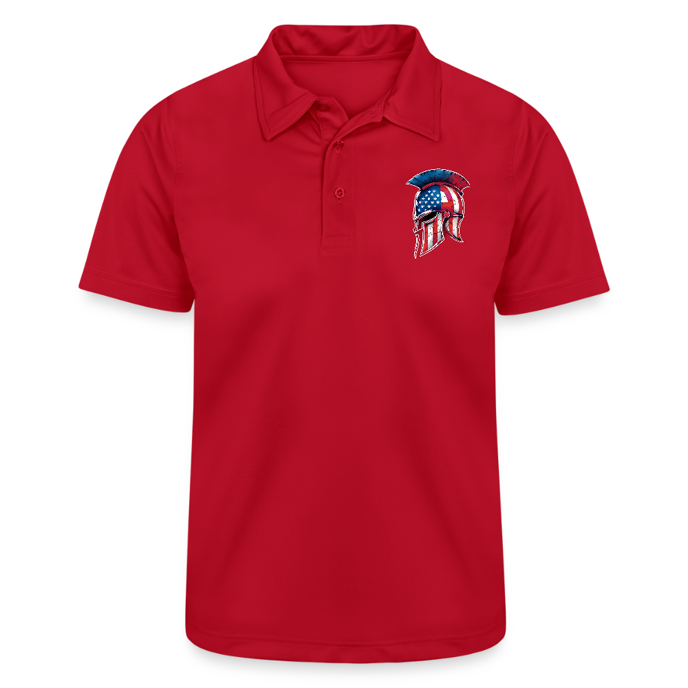 Spartan Designs Polo | Men’s Polo - red