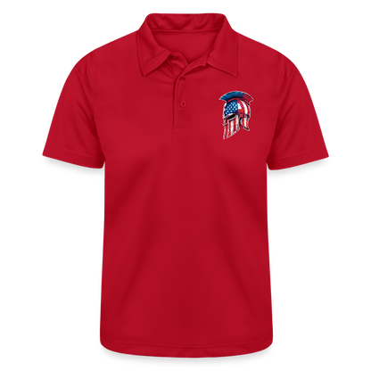 Spartan Designs Polo | Men’s Polo - red