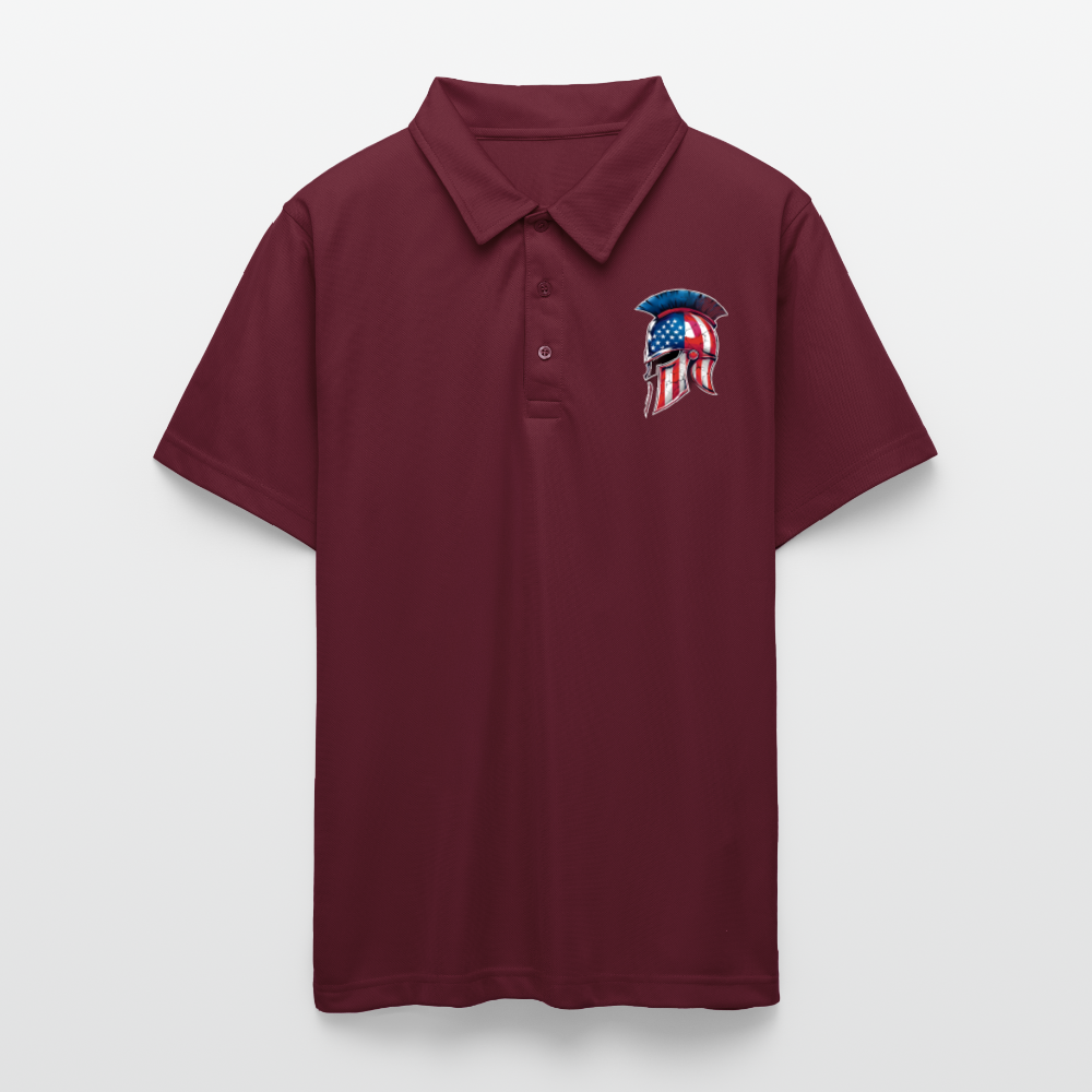 Spartan Designs Polo | Men’s Polo - maroon 