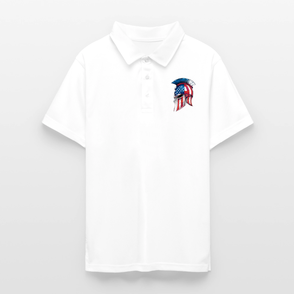 Spartan Designs Polo | Men’s Polo - white