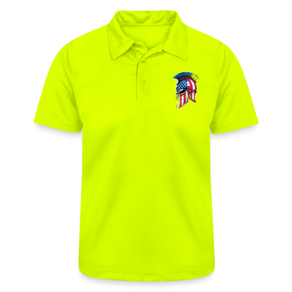 Spartan Designs Polo | Men’s Polo - safety yellow