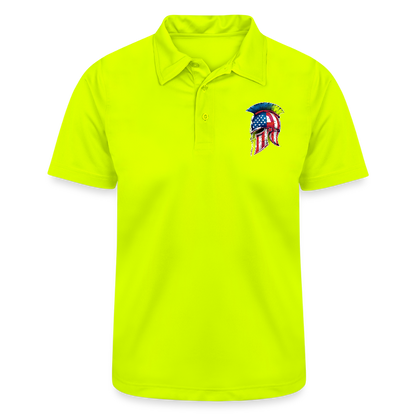 Spartan Designs Polo | Men’s Polo - safety yellow