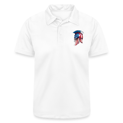 Spartan Designs Polo | Men’s Polo - white