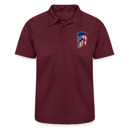 Spartan Designs Polo | Men’s Polo - maroon 