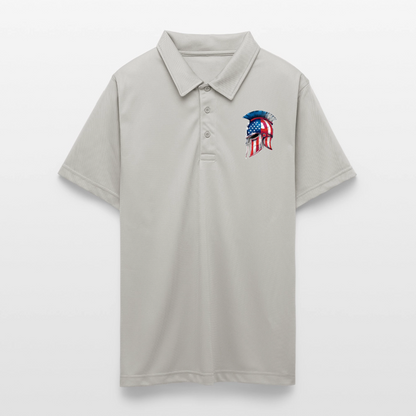 Spartan Designs Polo | Men’s Polo - silver