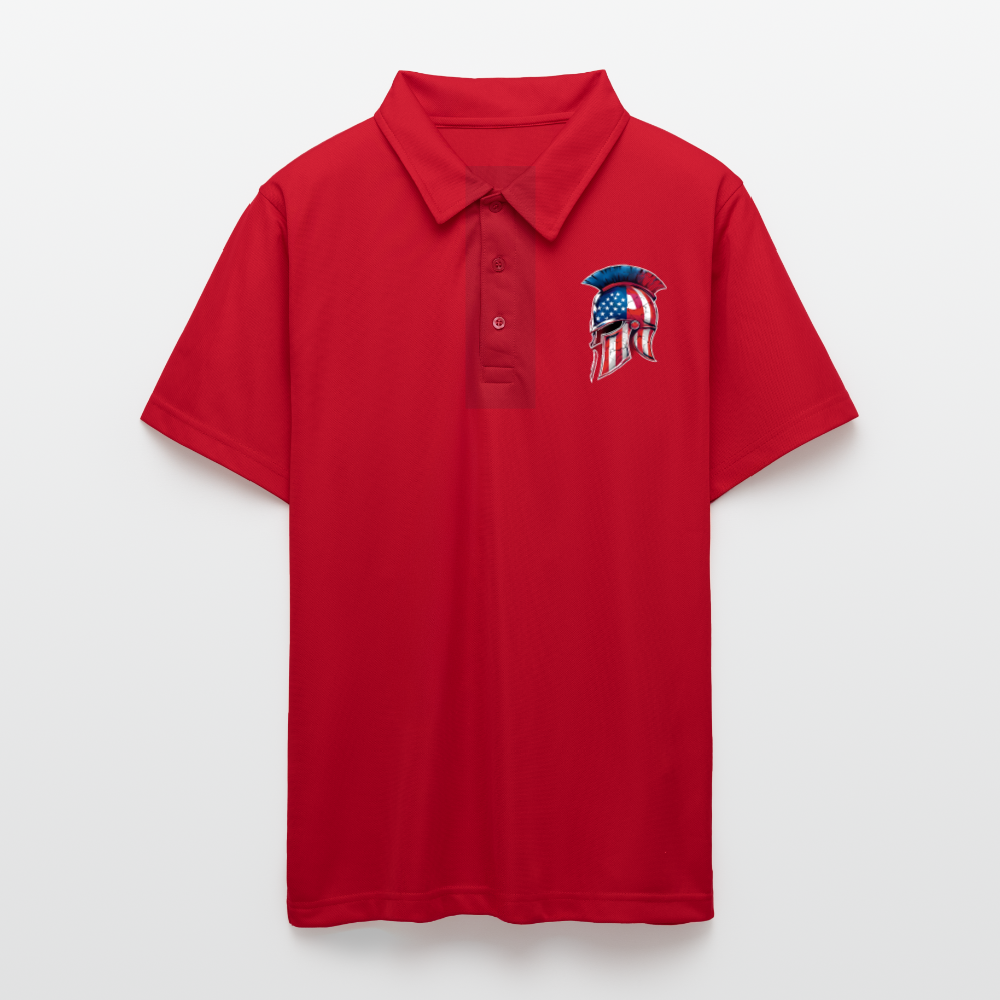 Spartan Designs Polo | Men’s Polo - red