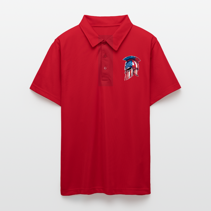 Spartan Designs Polo | Men’s Polo - red