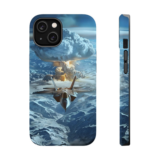 iPhone Tough Mag Case - Arctic Detonation - Patriotic Military Design
