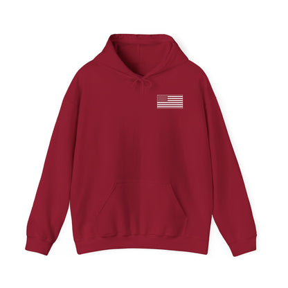 Tactical Hoodie - American Flag with American Spartan on the back