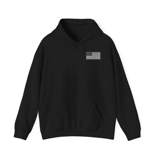 Tactical Hoodie - American Flag with American Spartan on the back
