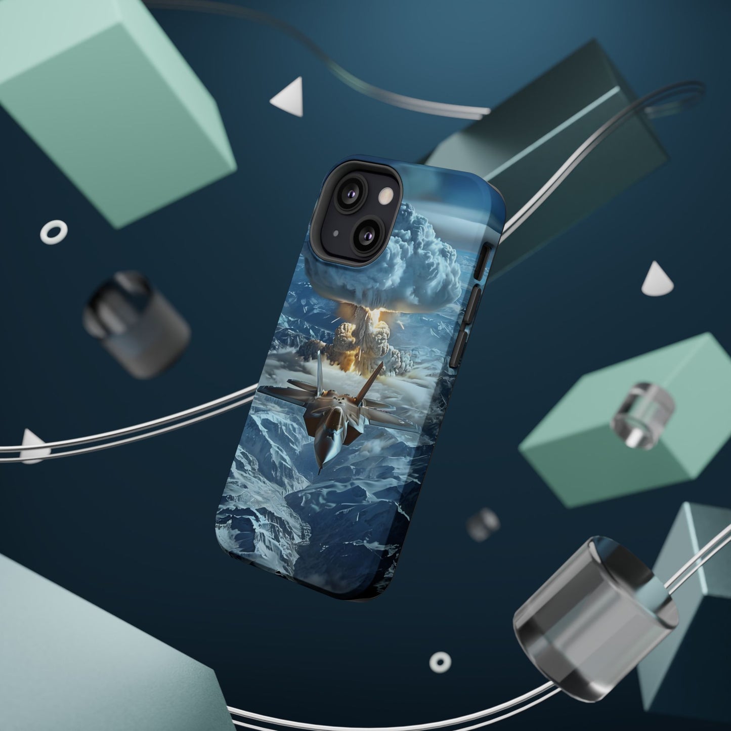 iPhone Tough Mag Case - Arctic Detonation - Patriotic Military Design