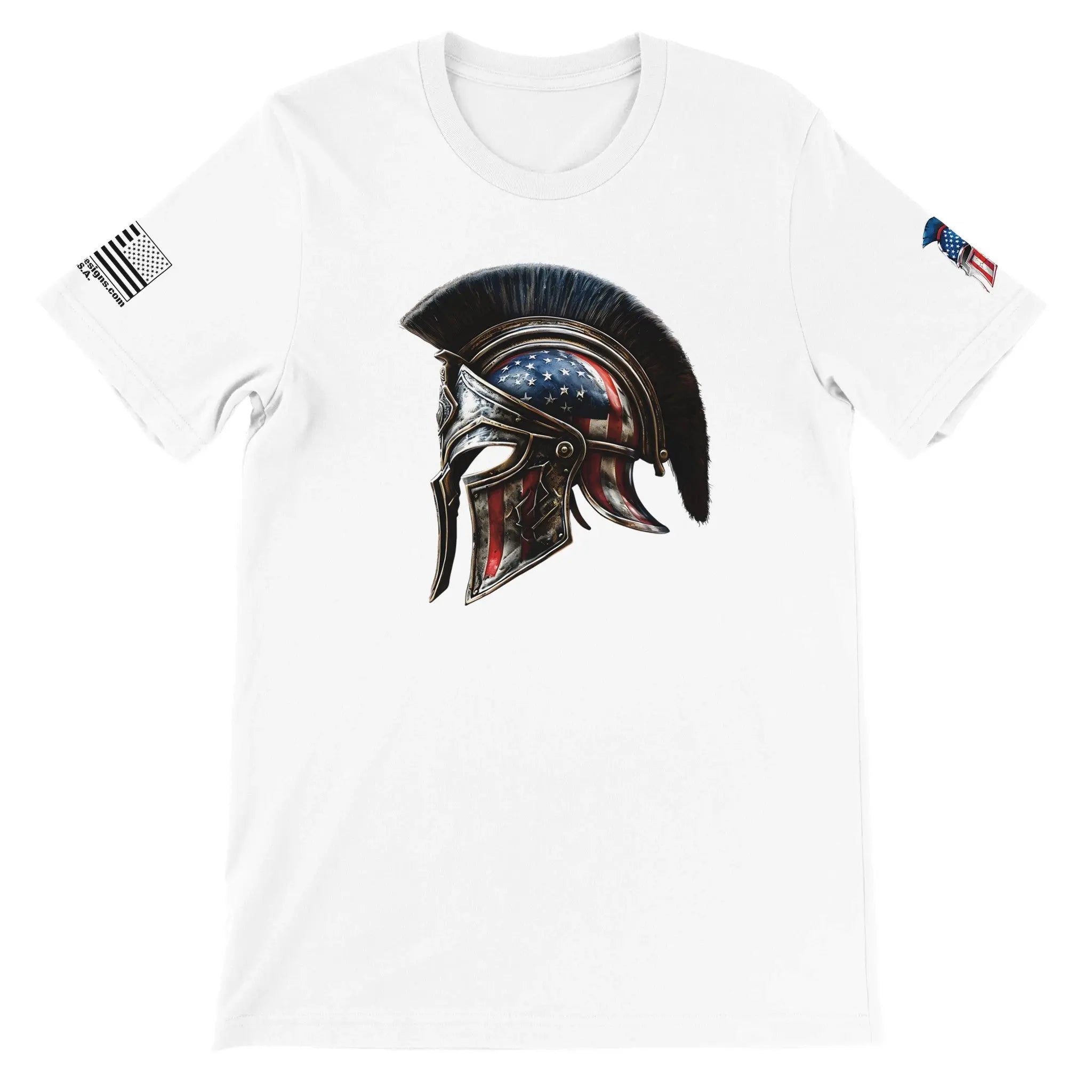 American Realistic Spartan Shirt | Premium Crewneck - Spartan Designs ...