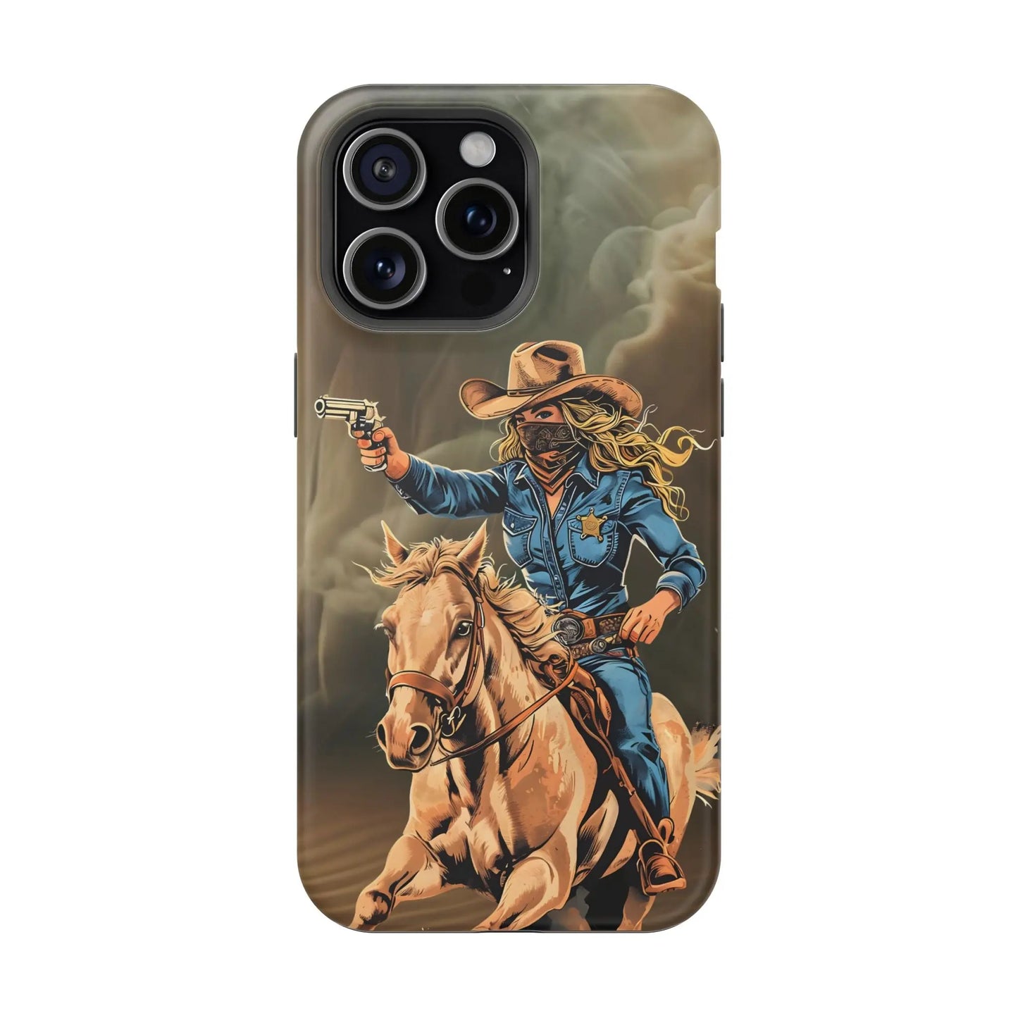 Battle Born Cowgirl - Magnetic Tough Cases Printify