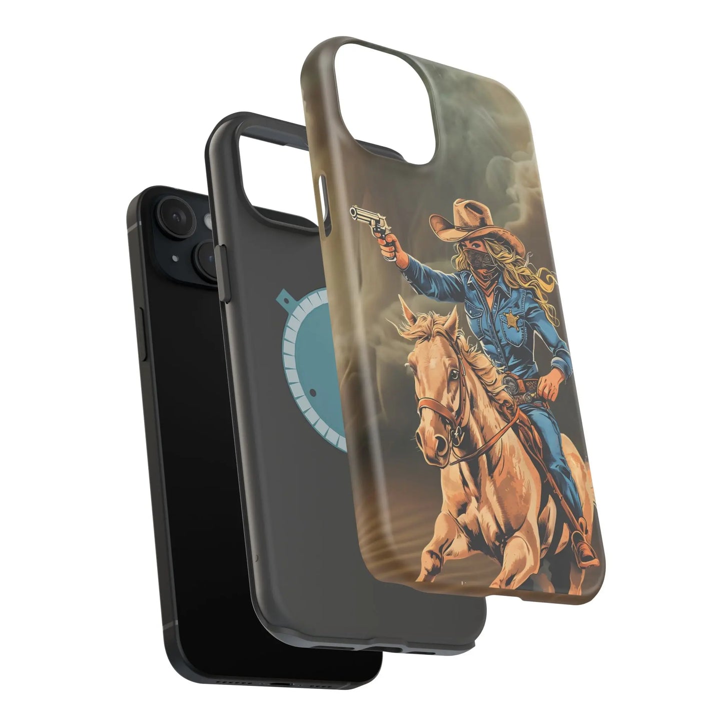 Battle Born Cowgirl - Magnetic Tough Cases Printify