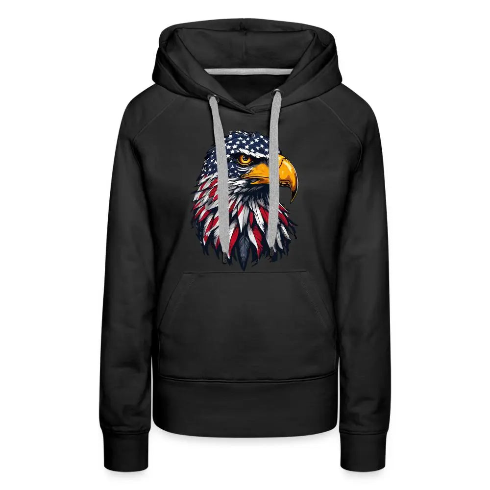 Freedom Eagle - Women’s Premium Hoodie - black