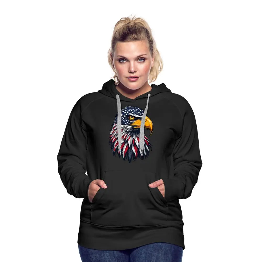 Freedom Eagle - Women’s Premium Hoodie - black