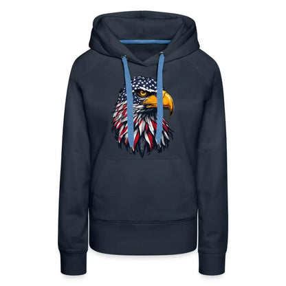 Freedom Eagle - Women’s Premium Hoodie - navy