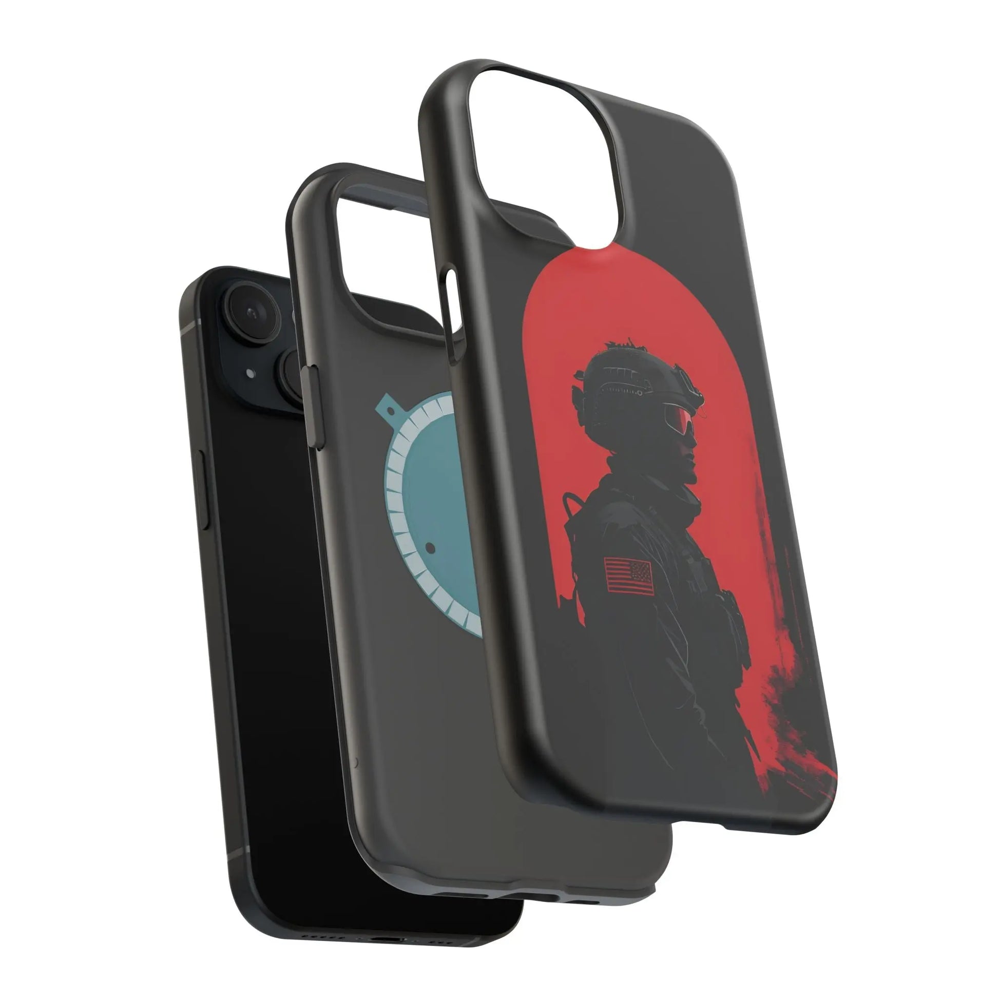 Patriot's Shadow - Magnetic Tough Cases Printify