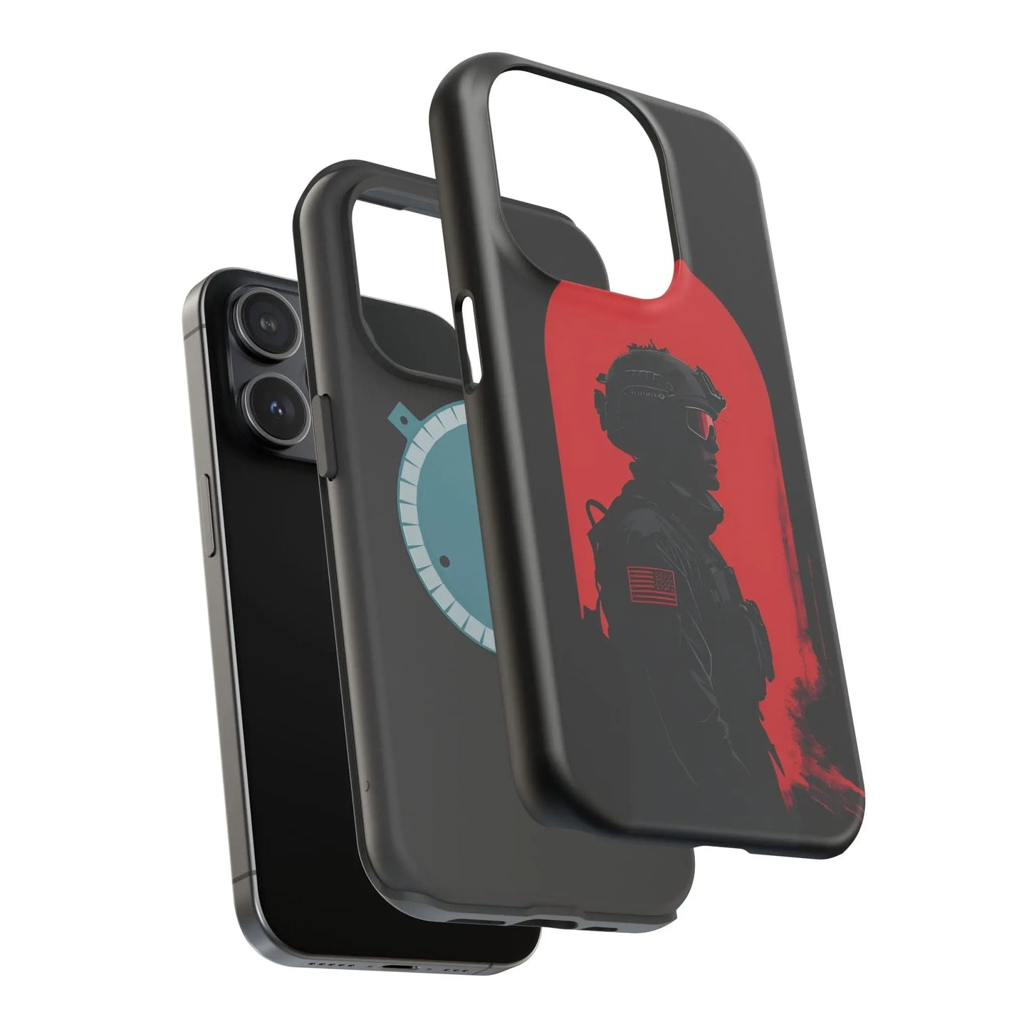 Patriot's Shadow - Magnetic Tough Cases Printify