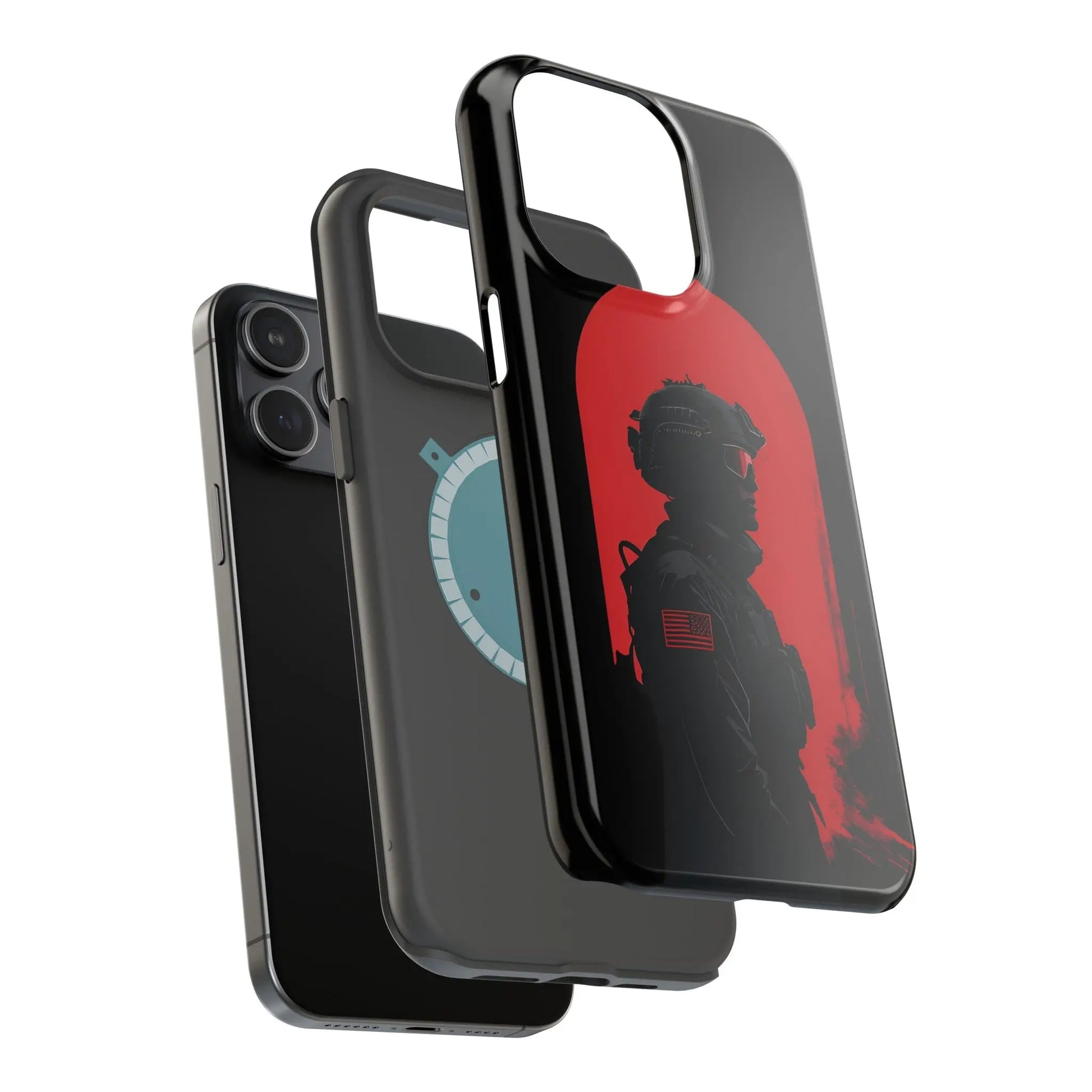 Patriot's Shadow - Magnetic Tough Cases Printify