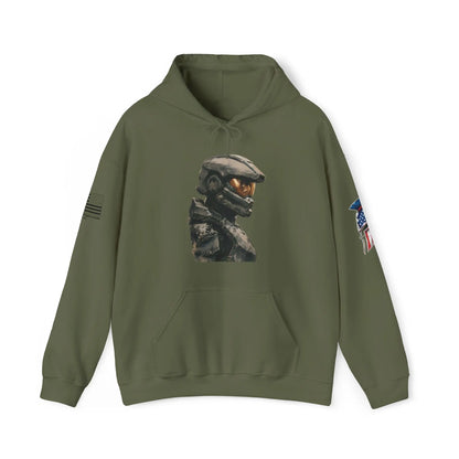 Steel Guardian Hoodie | Premium Unisex Sweatshirt Printify