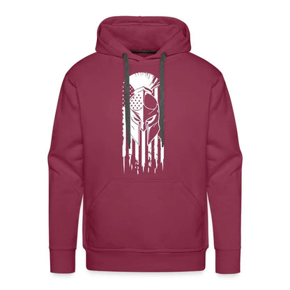 Warrior’s Pride Men’s Premium Hoodie - burgundy