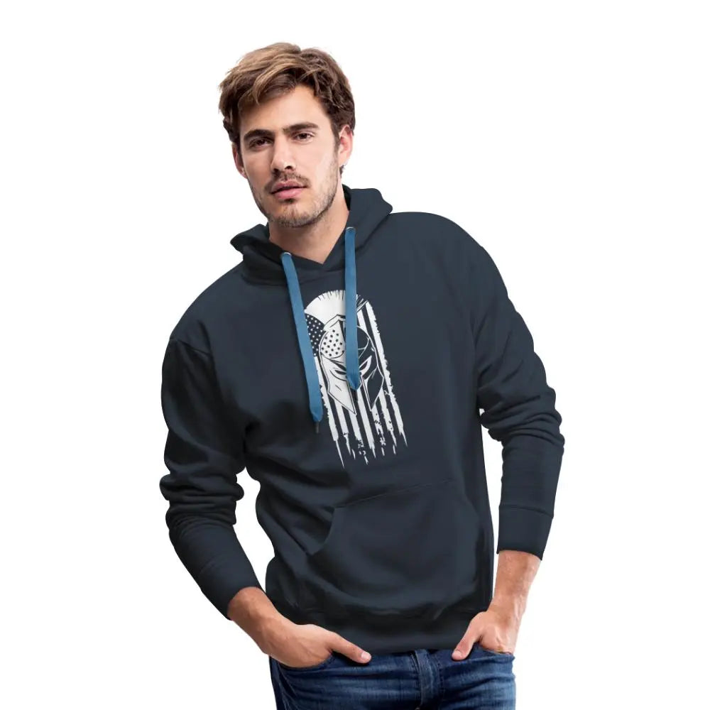 Warrior’s Pride Men’s Premium Hoodie - navy