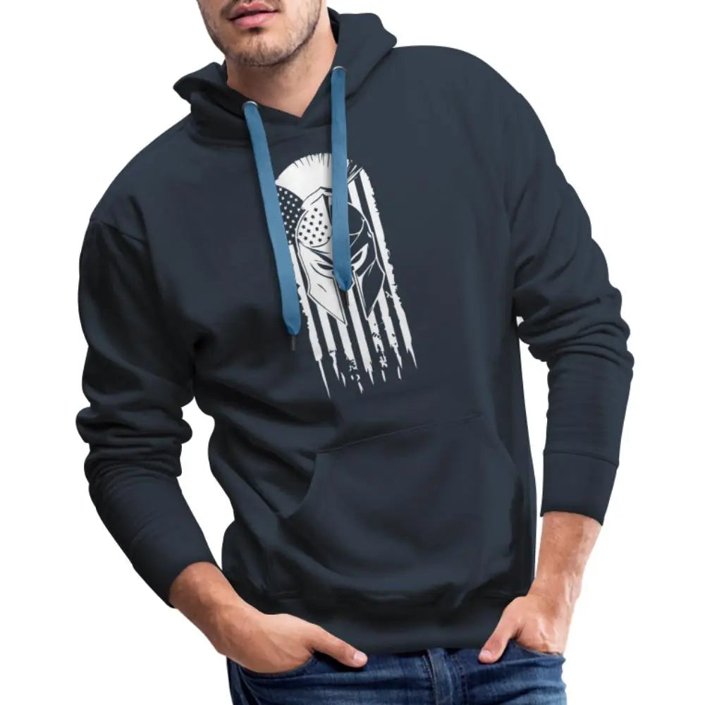 Warrior’s Pride Men’s Premium Hoodie - navy