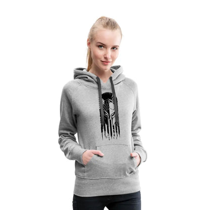 Warrior’s Pride Women’s Hoodie - heather grey