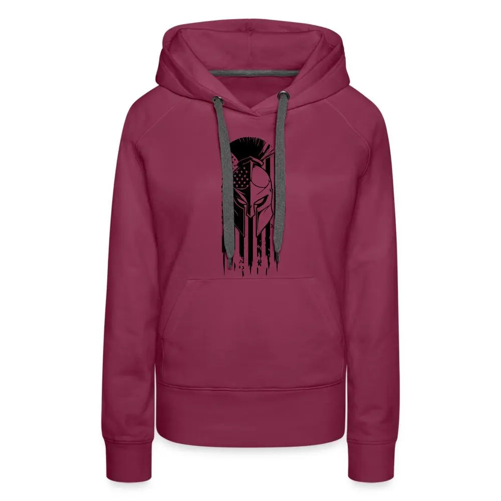 Warrior’s Pride Women’s Hoodie - burgundy