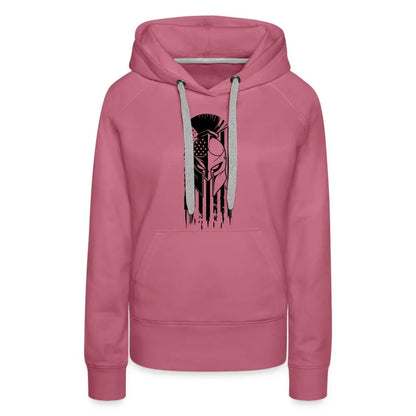 Warrior’s Pride Women’s Hoodie - mauve