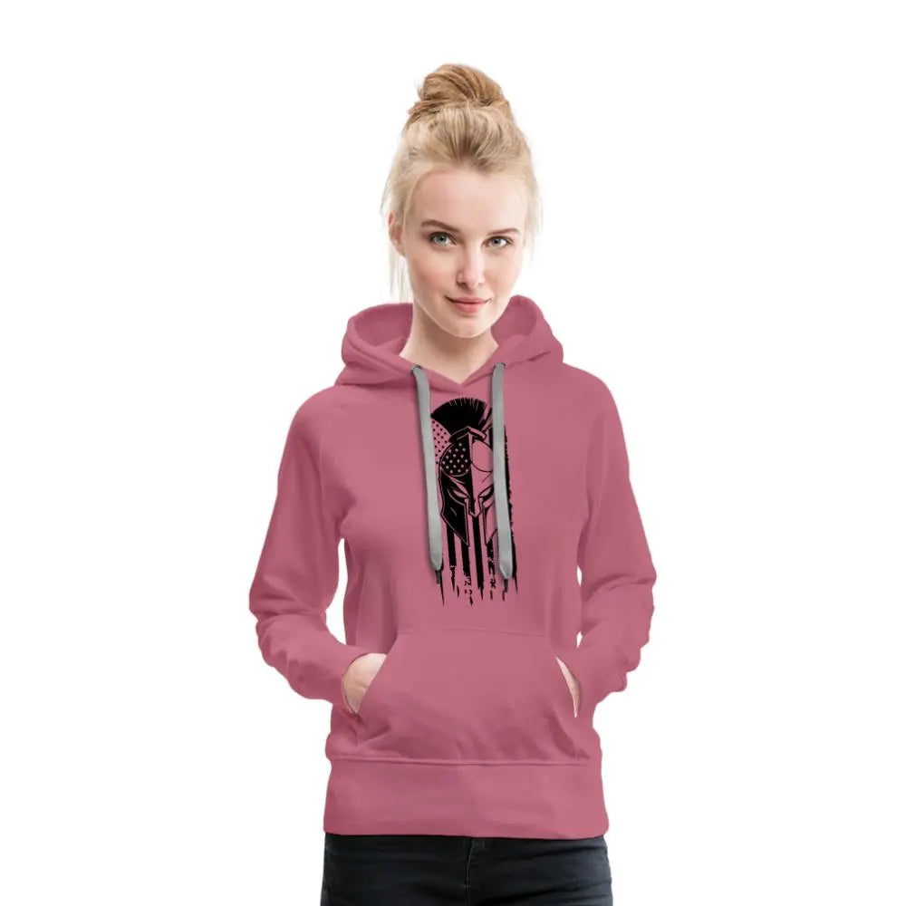 Warrior’s Pride Women’s Hoodie - mauve