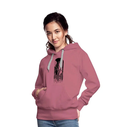 Warrior’s Pride Women’s Hoodie - mauve