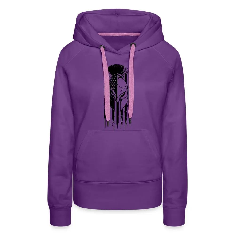 Warrior’s Pride Women’s Hoodie - purple 