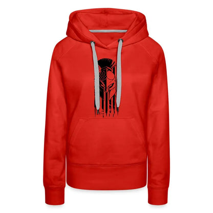 Warrior’s Pride Women’s Hoodie - red