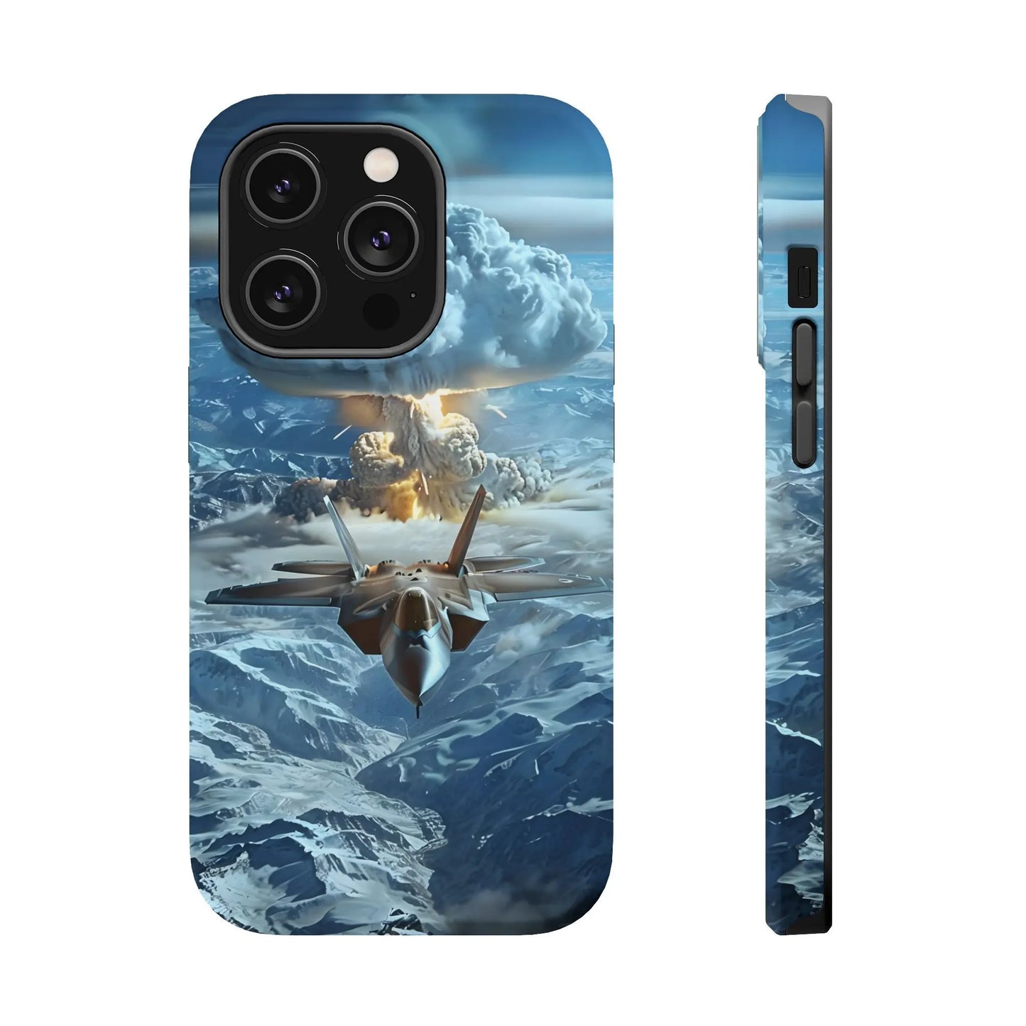 iPhone Tough Mag Case - Arctic Detonation - Patriotic Military Design Printify