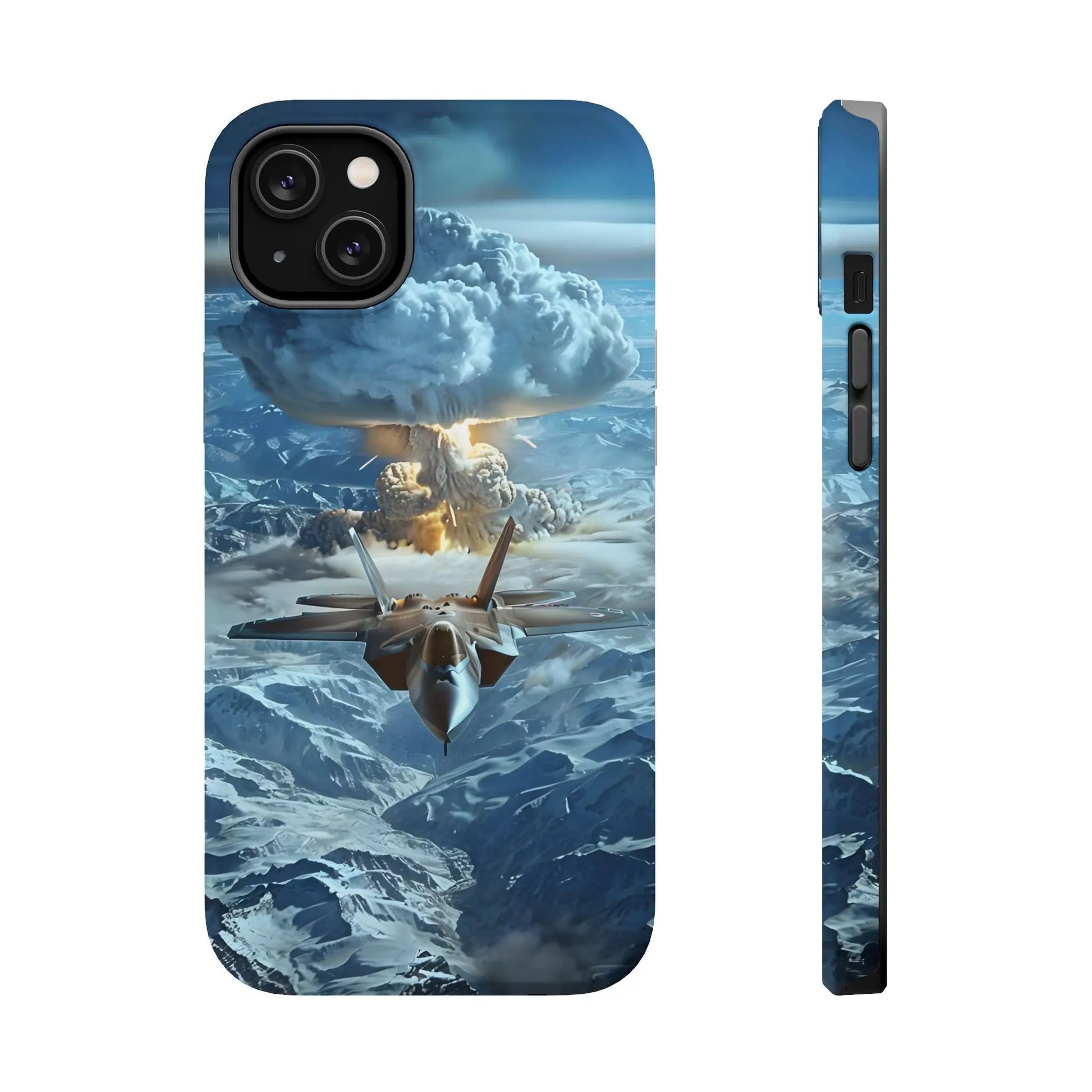 iPhone Tough Mag Case - Arctic Detonation - Patriotic Military Design Printify