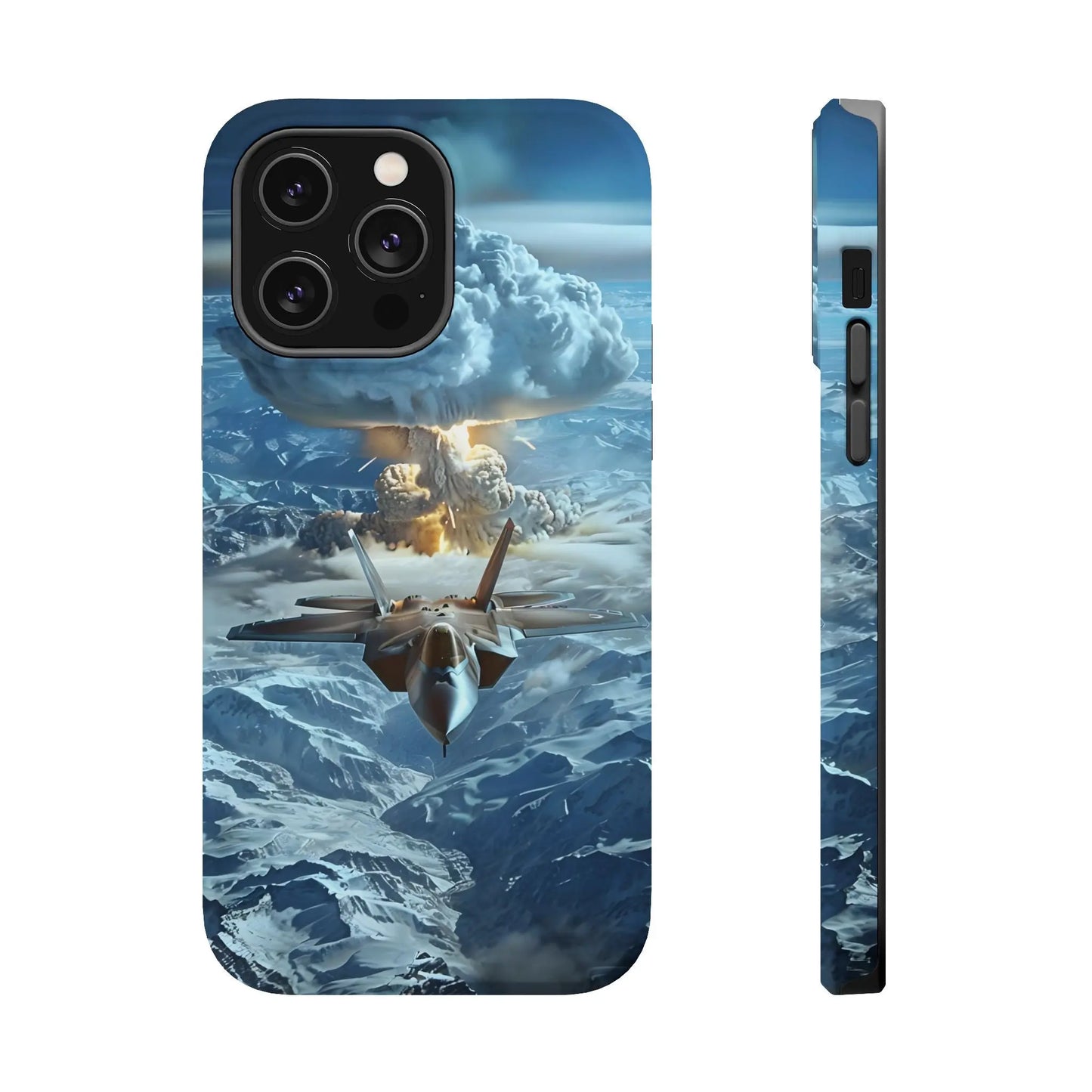 iPhone Tough Mag Case - Arctic Detonation - Patriotic Military Design Printify