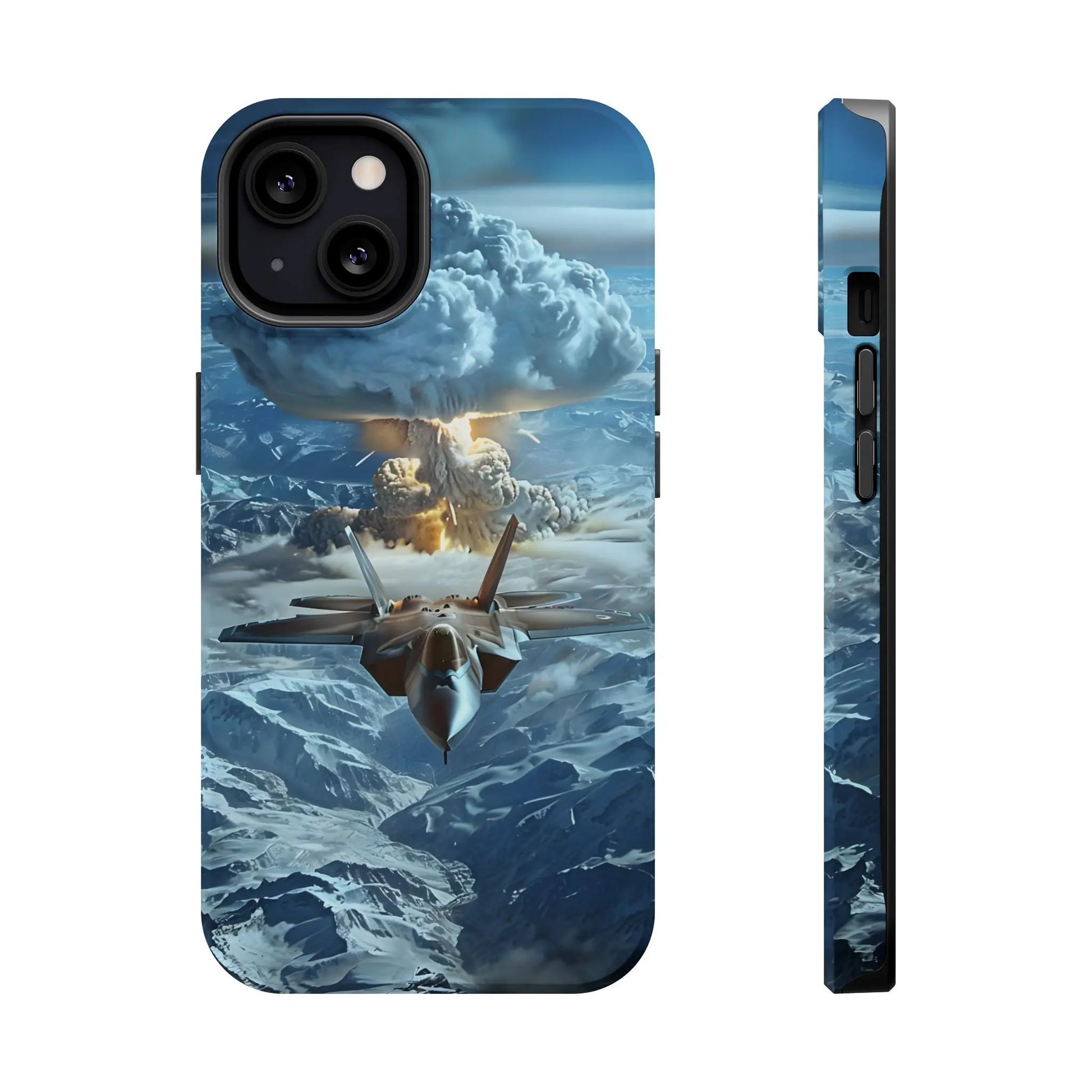 iPhone Tough Mag Case - Arctic Detonation - Patriotic Military Design Printify