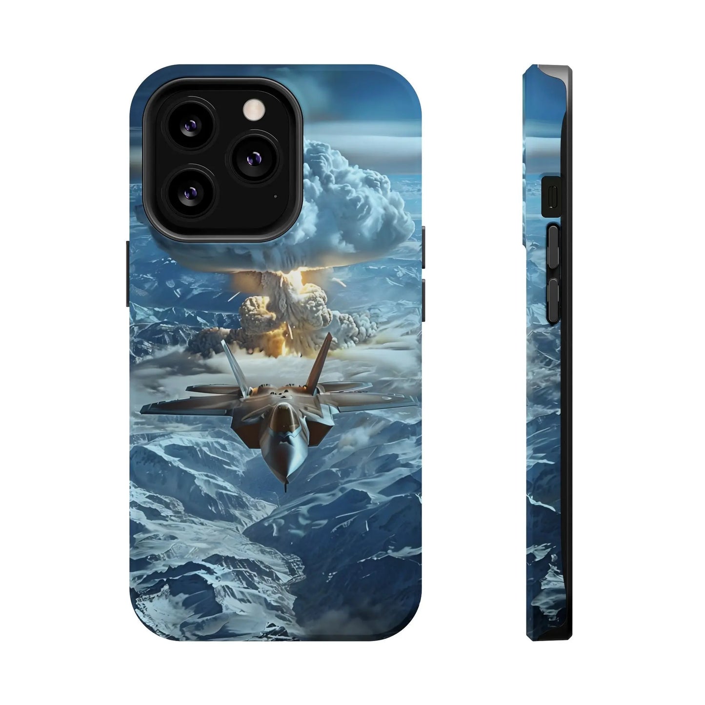 iPhone Tough Mag Case - Arctic Detonation - Patriotic Military Design Printify